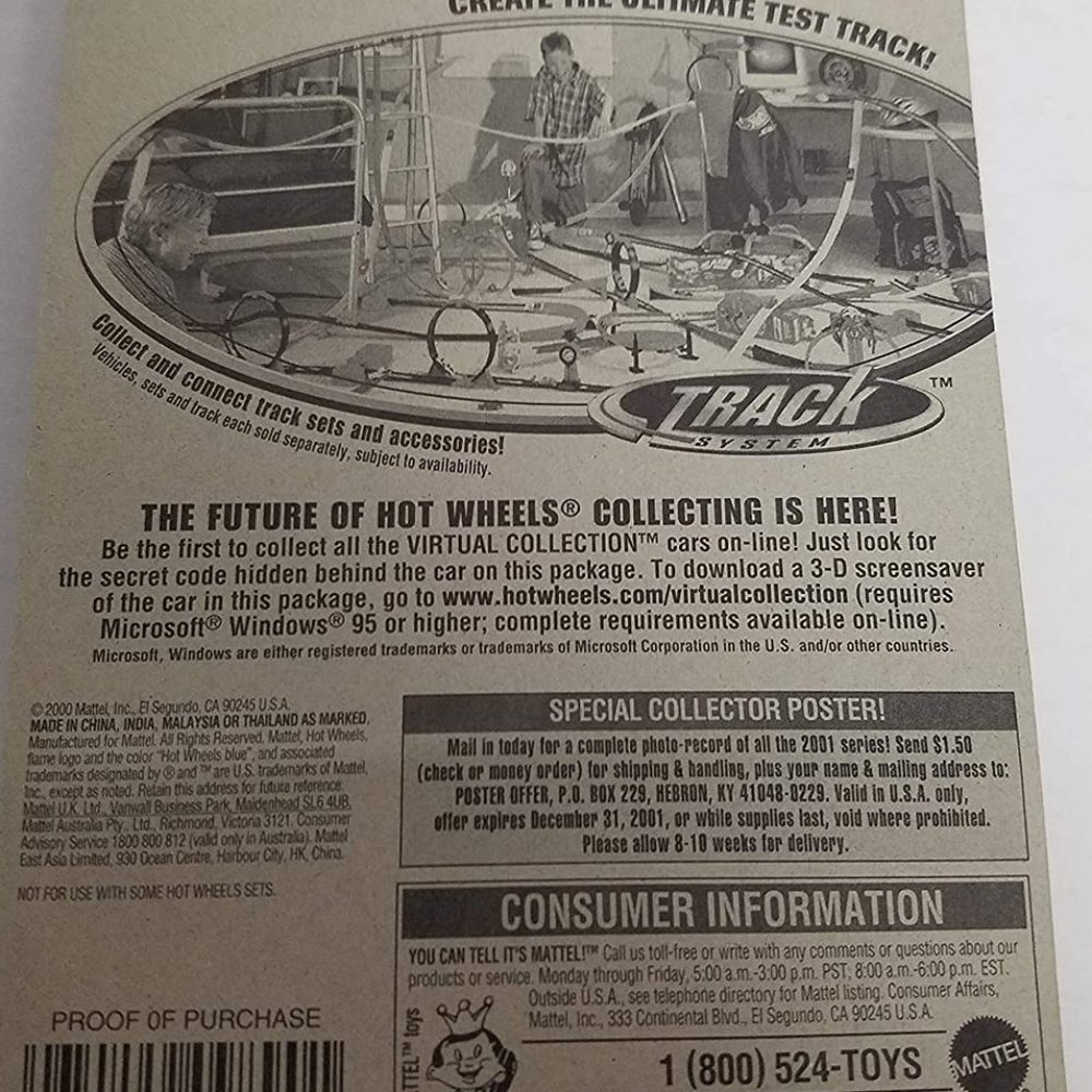 Shadow Jet II Virtual Collection 2000 Hot Wheels 1/64 scale diecast car #153 - Picture 4 of 13